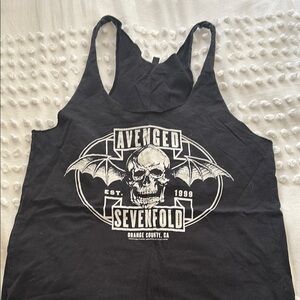 Avenged Sevenfold Black Tank Top